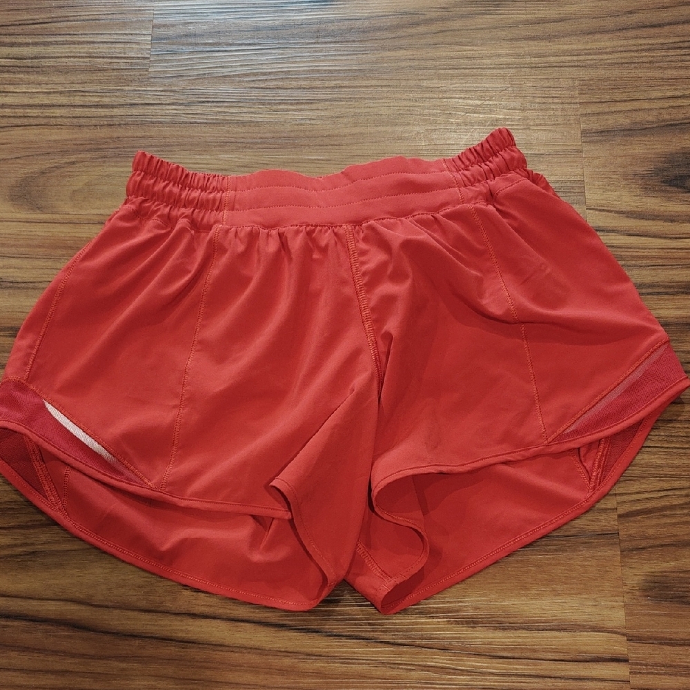 lululemon athletica Red Athletic Shorts